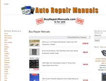 Tablet Screenshot of buyrepairmanuals.com